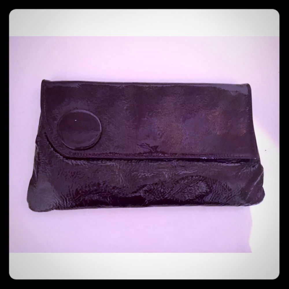 GOLDENBLEU Clutch Purse Dark Plum